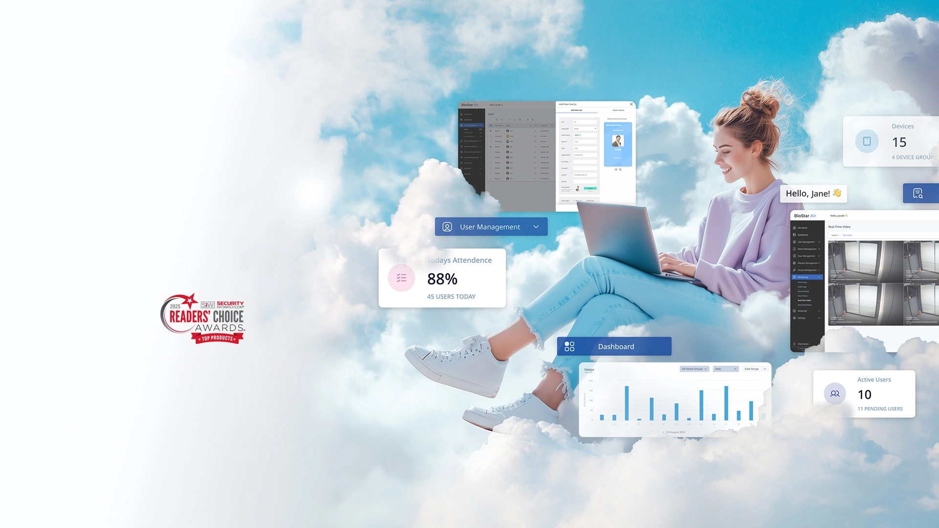 BioStar Air — Zero on-prem. All-in on cloud.